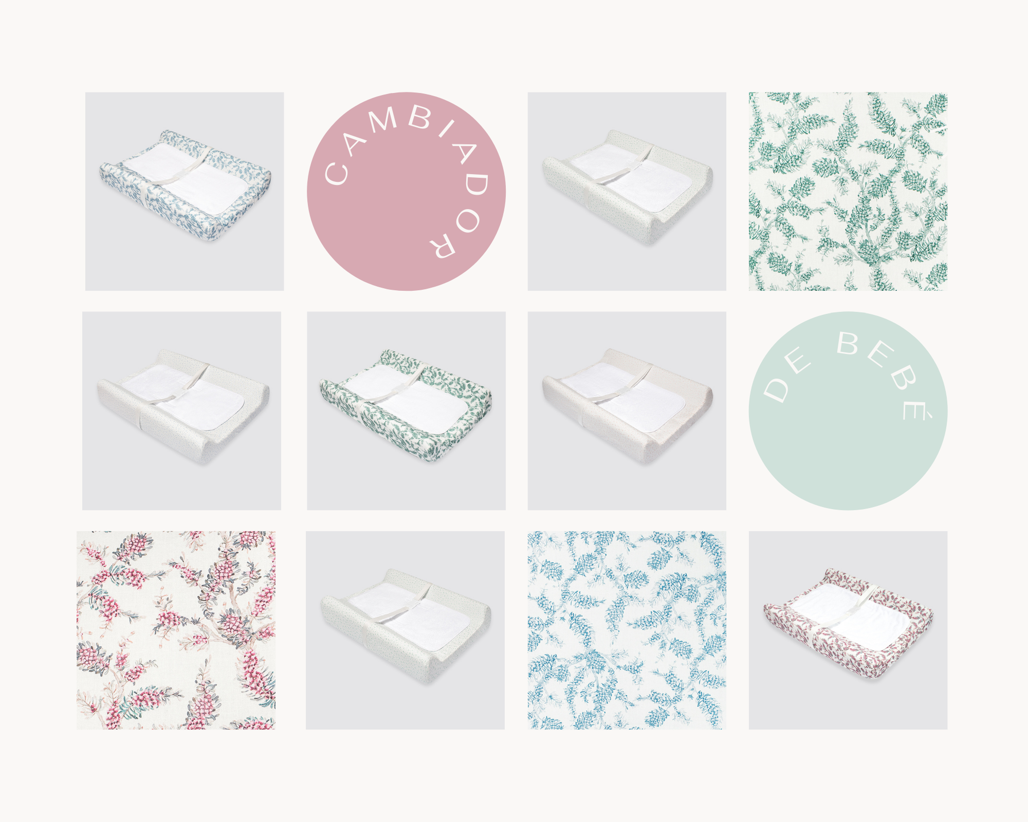 Cambiador de bebé para mueble