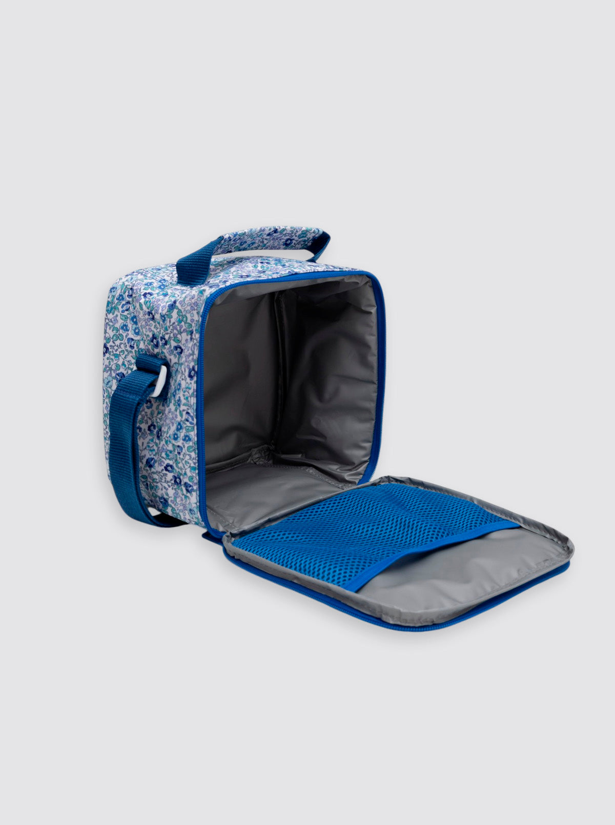 Bolsa Térmica Cuadrada Flor Lola Azul