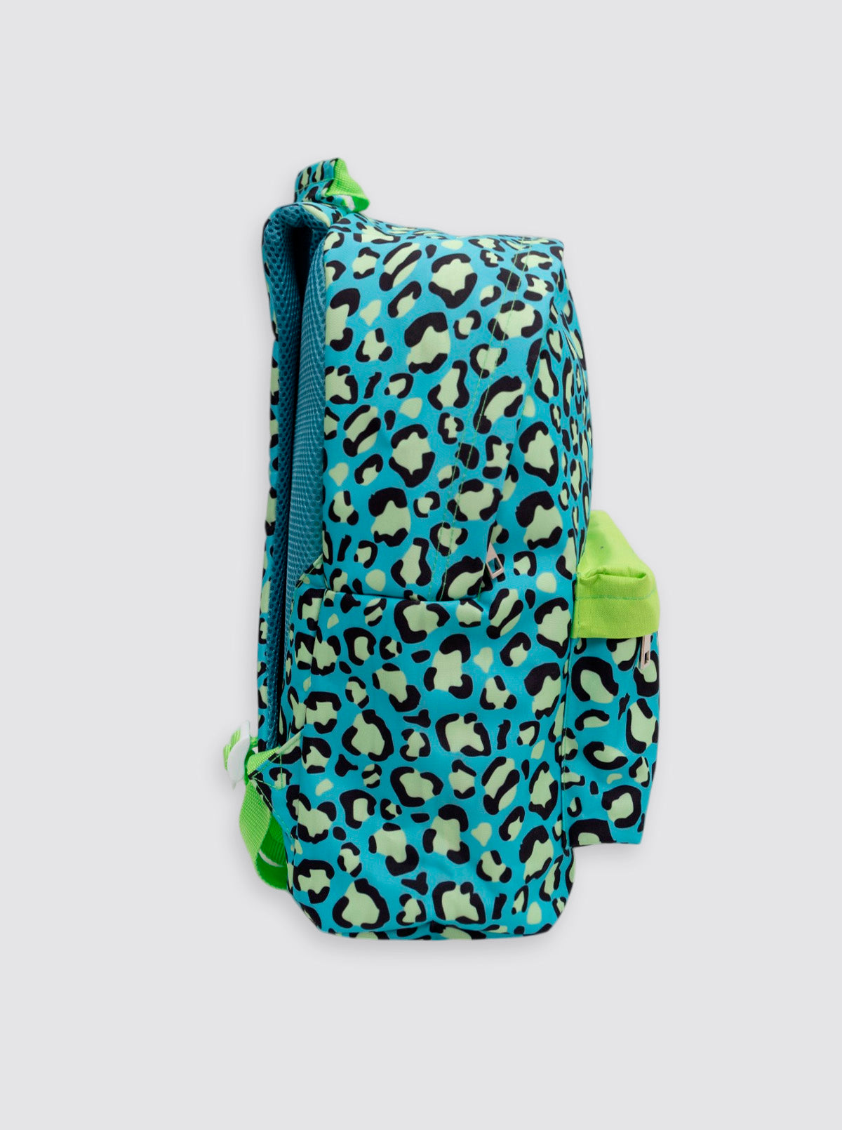 Mochila Grande Ordenador Leopardo Flúor Verde