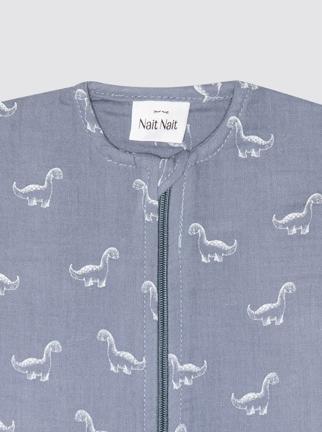 Pyjama bulle dinosaure bleu