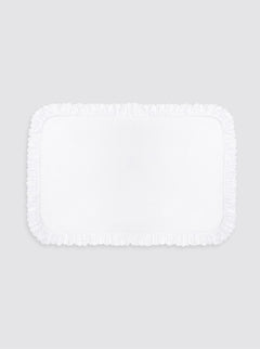 Protège-matelas avec bordure brodée et motif soleil