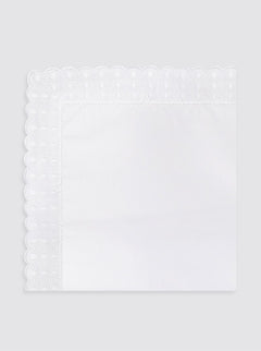 Embroidered Strip Sheet with Suns