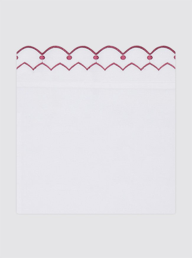 Juego Sábanas Pipping Burdeos