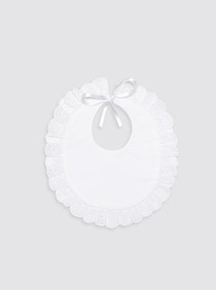 Babero de Baba con Rizo Impermeable Redondo Tira Bordada Gracia