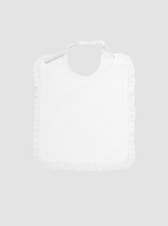 Babero de baba Grande Con Rizo Impermeable Hojitas