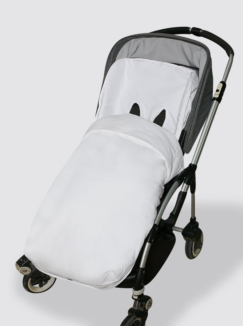 Funda Blanca con Saco Bugaboo Bee Piqué Blanco