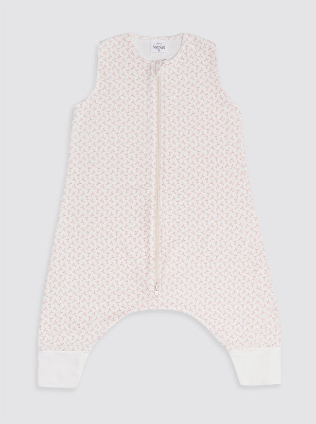 Pyjama à bulles rose à fleurs