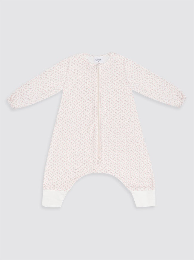 Bubble Pajamas with Pink Floral Sleeves