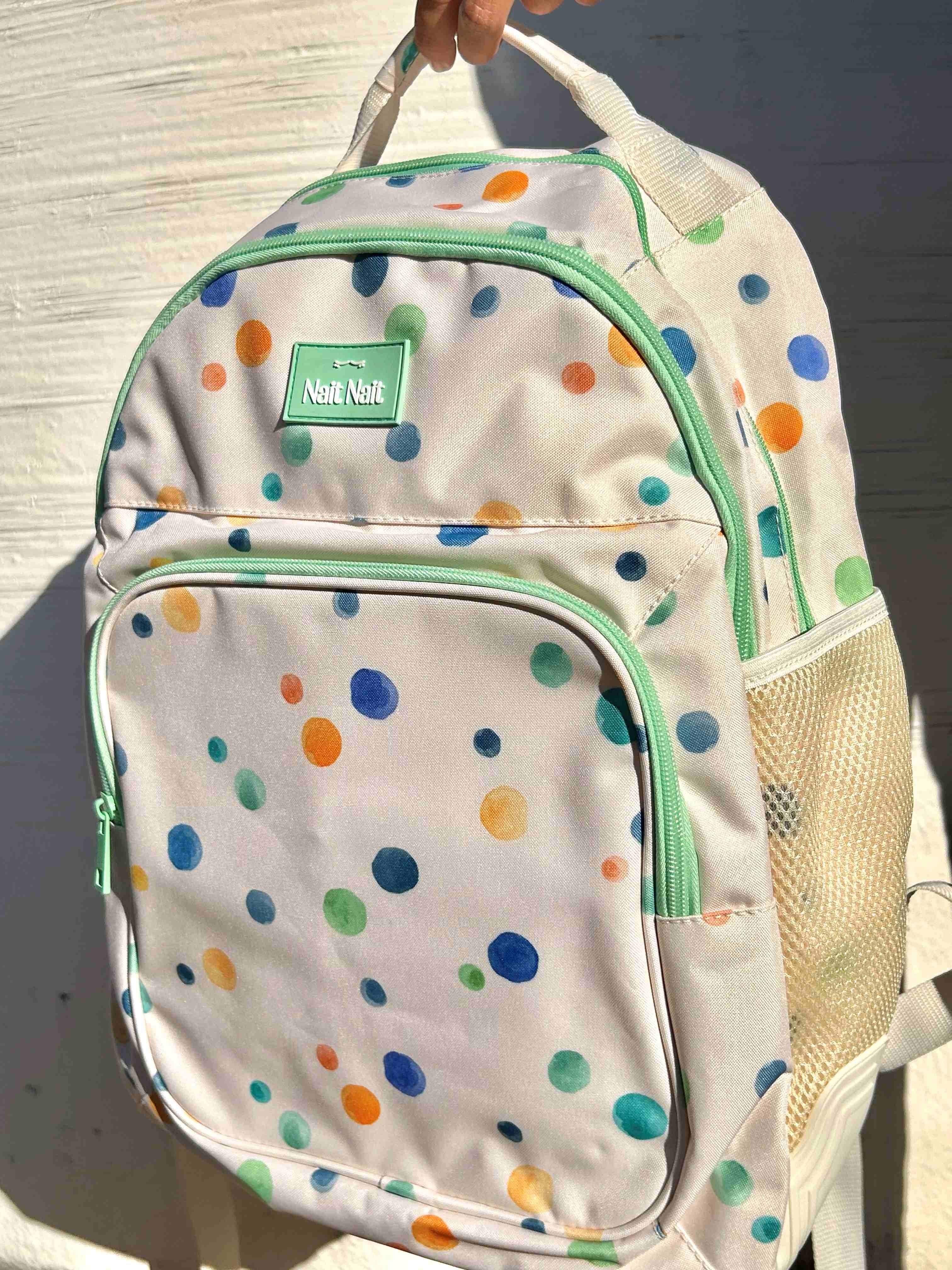 Grand sac à dos à bulles bleu