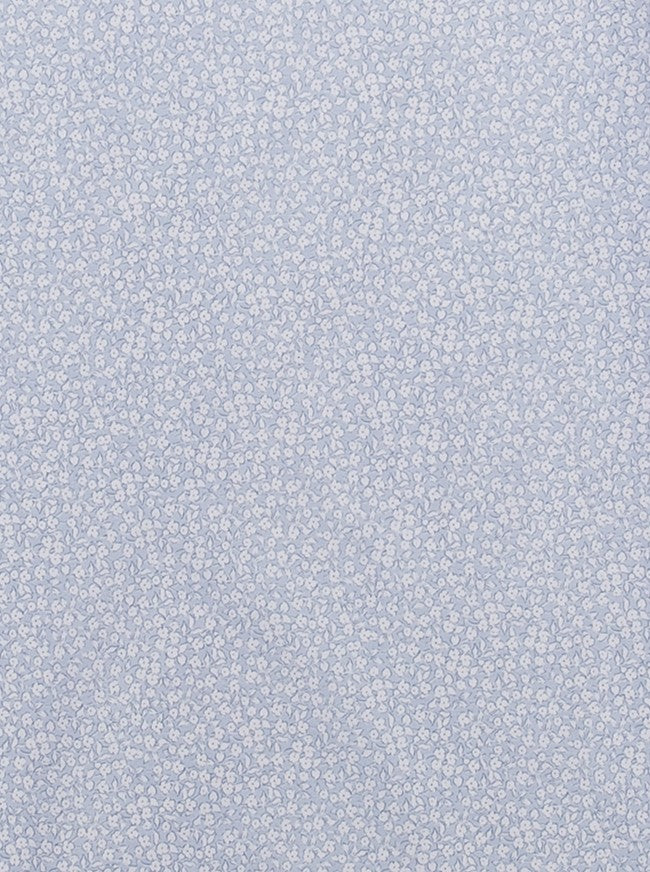 Cojín Lactancia Azul Flor Blanca