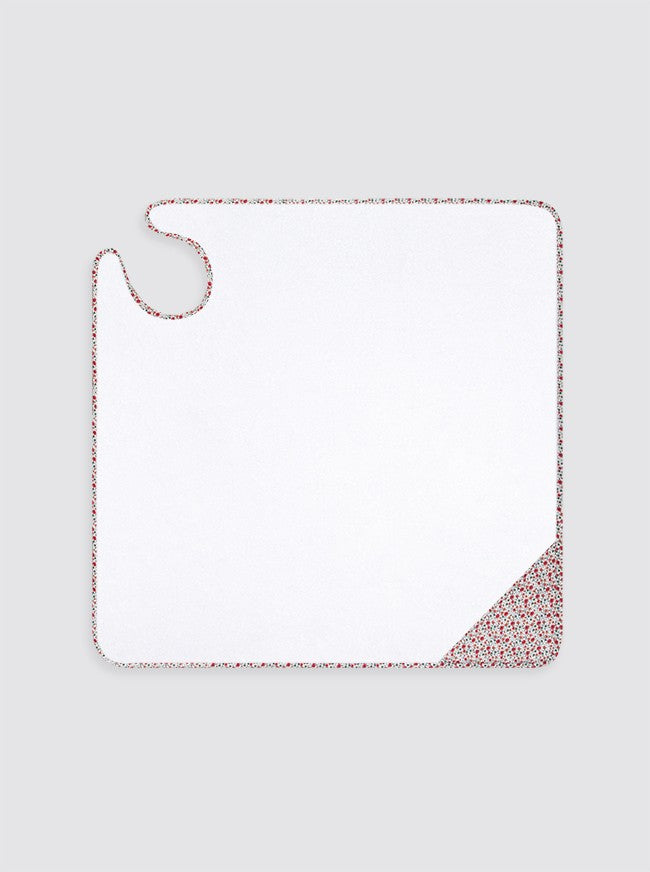 Baby Bath Towel Carmine Flower