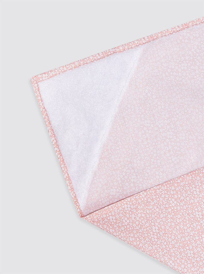 lange à fleurs roses et blanches