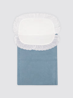 Cotton Sleeping Bag with Blue Sheet