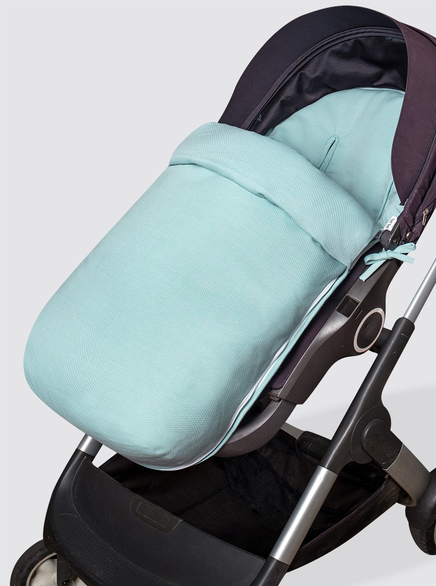 Funda con Saco Silla Universal Piqué Verde Hoja