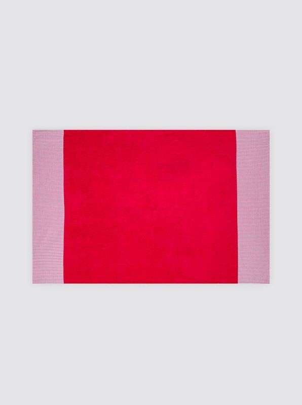 Playa Roll Maxi Rayas Candela Rosa Fresa