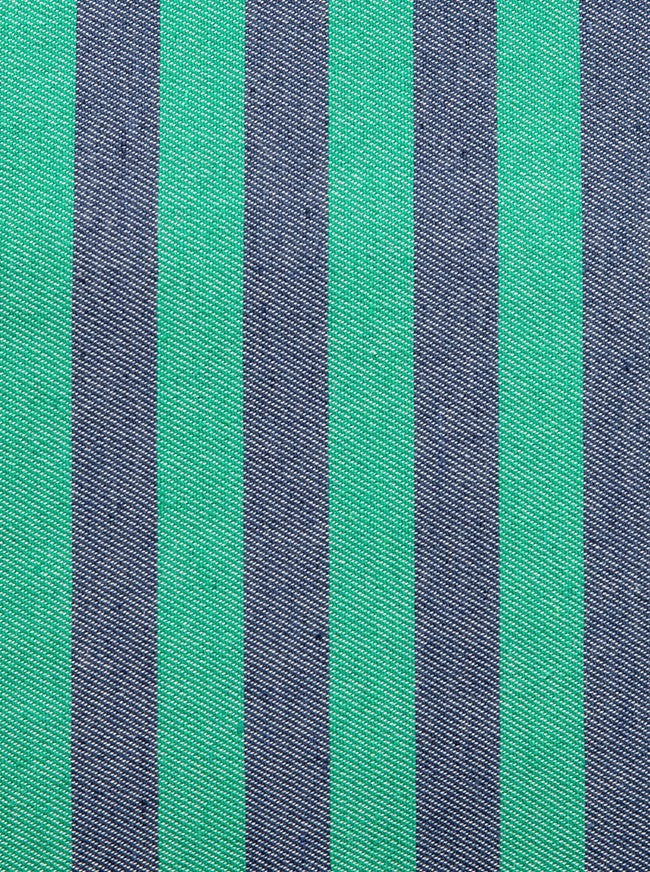 Bolsa de Viaje Rayas Denim y Verde