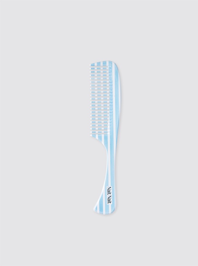 Light Blue Striped Candela Comb