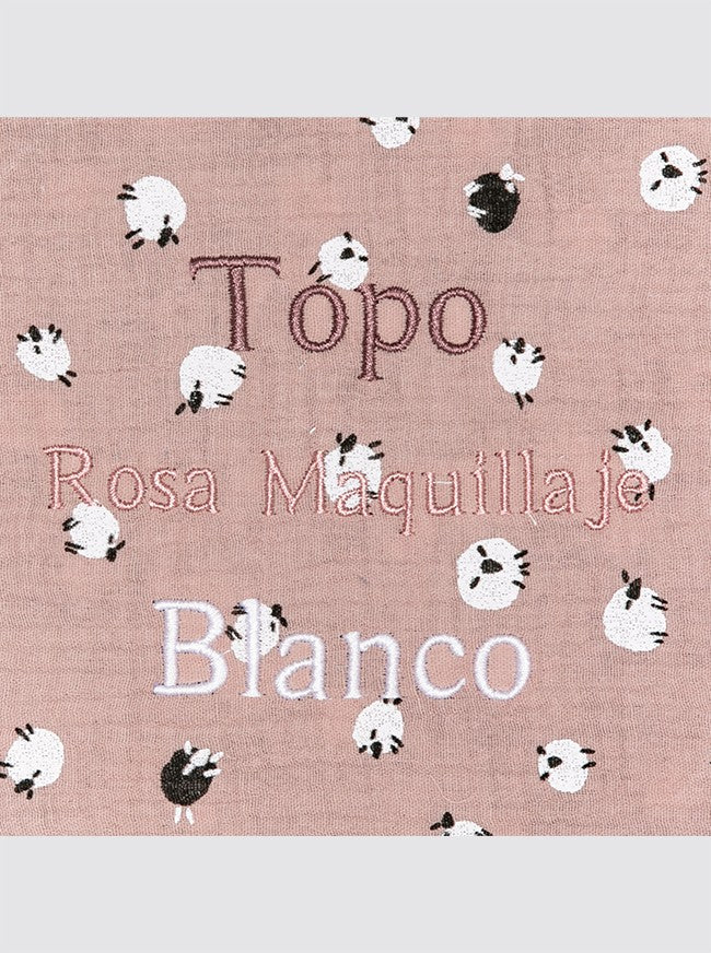 Bubble Pajamas, Pink, Sheep Print