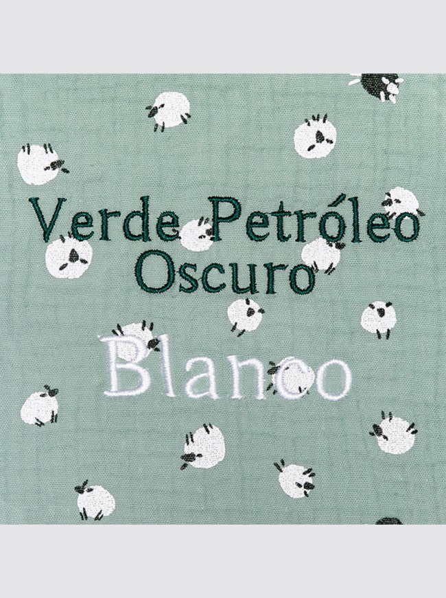 Bubble Pajamas, Cotton, Green, Sheep