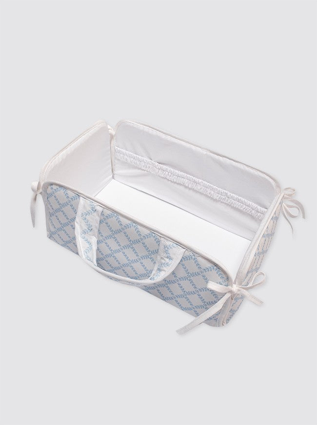 Athena Blue Diaper Basket