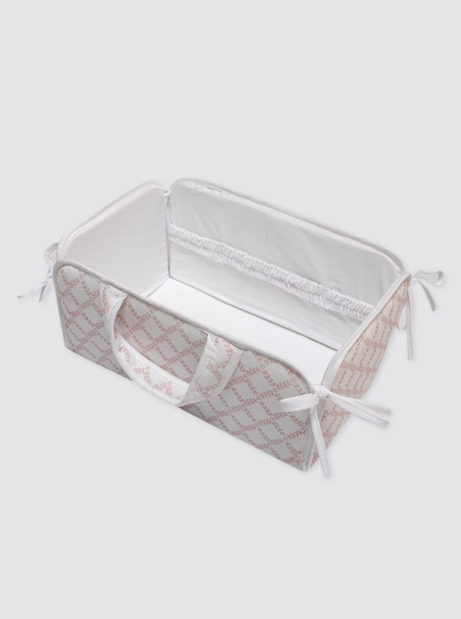 Pink Athena Diaper Basket