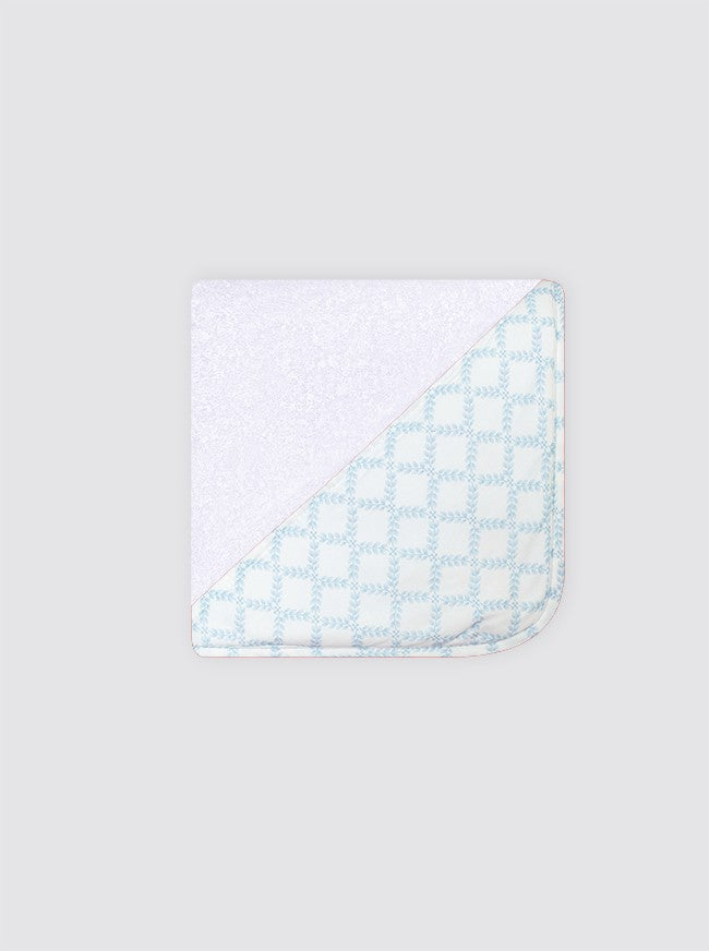 Toalla Baño Bebé Atenea Azul