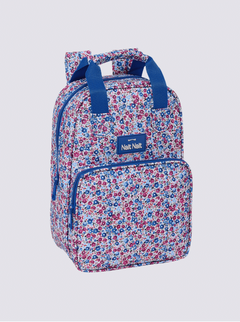 Mochila Infantil Flores Coímbra Azul