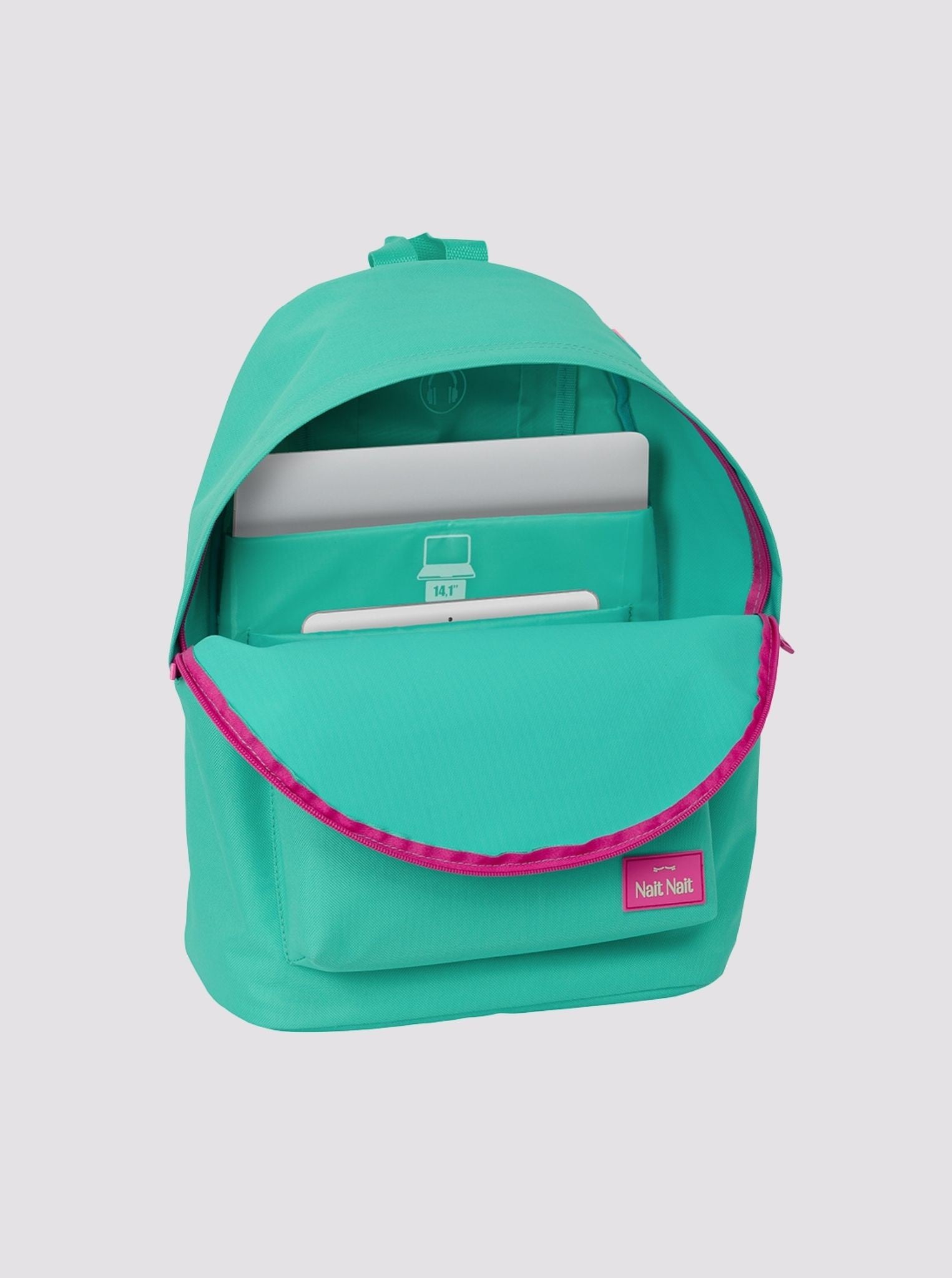 Mochila Grande Ordenador Verde Mint