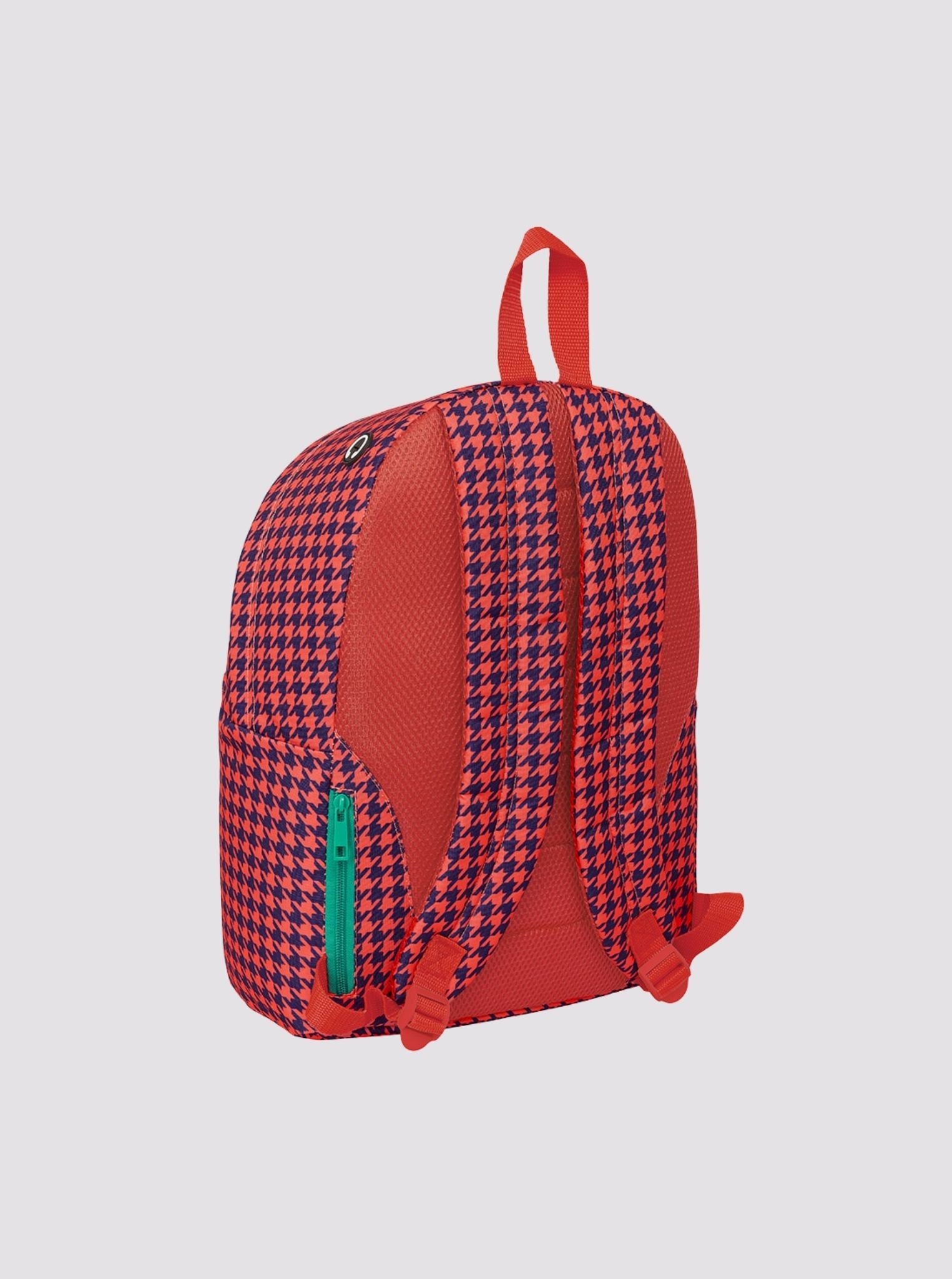 Mochila Grande Ordenador Pata de Gallo Coral