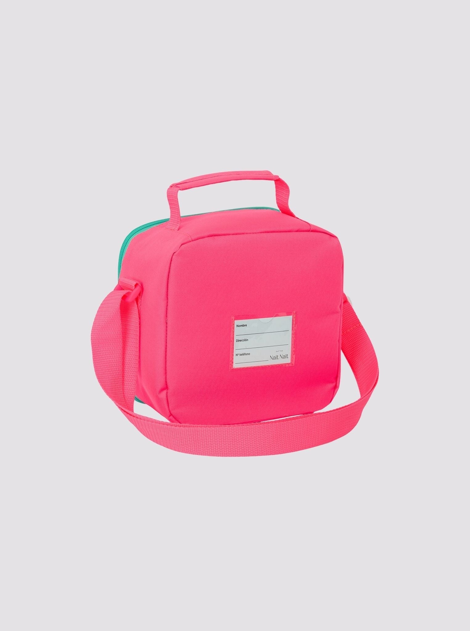 Bolsa Térmica Cuadrada Rosa Flúor