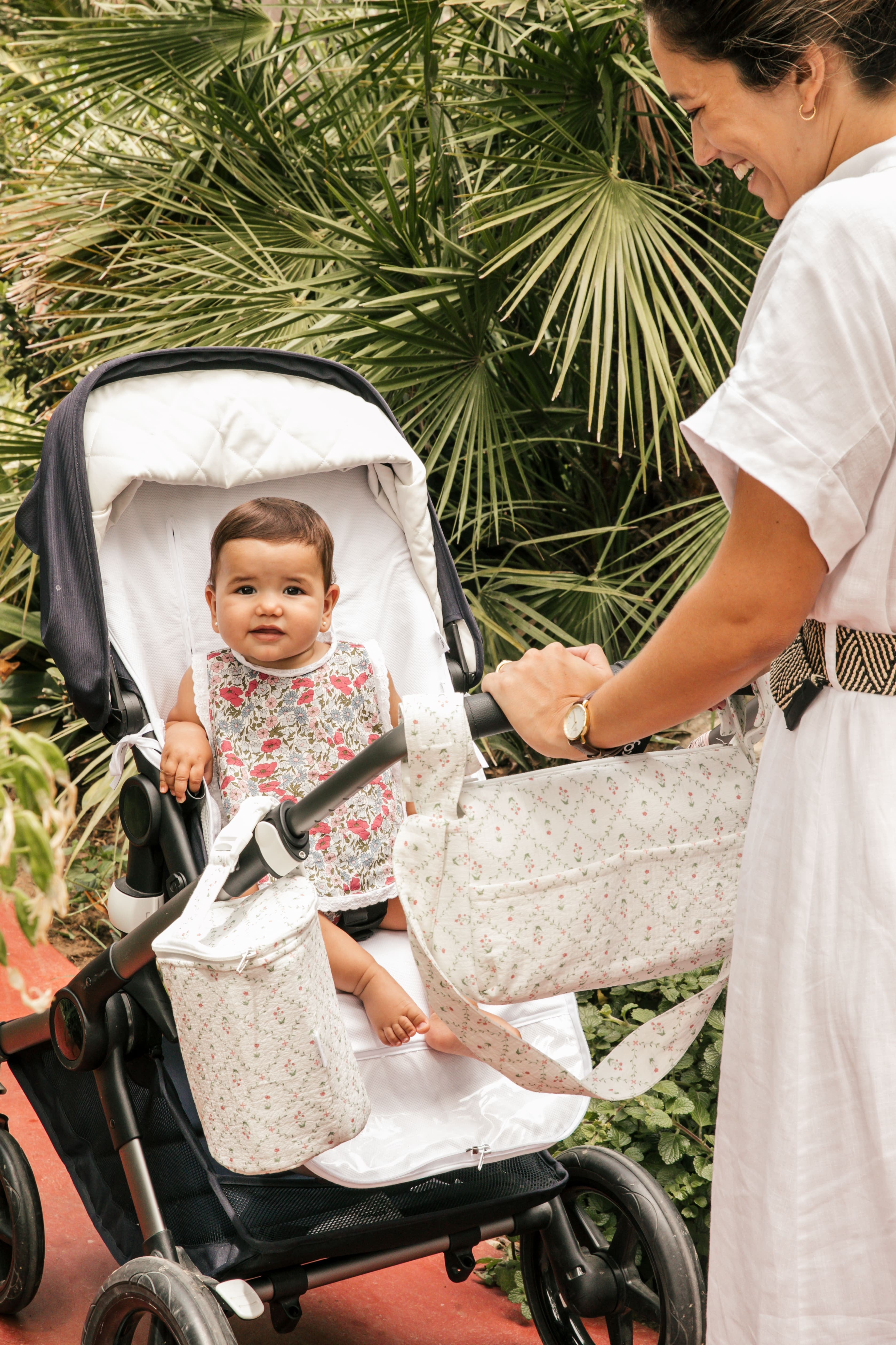 Petit sac à provisions Chloé à motif feuilles
