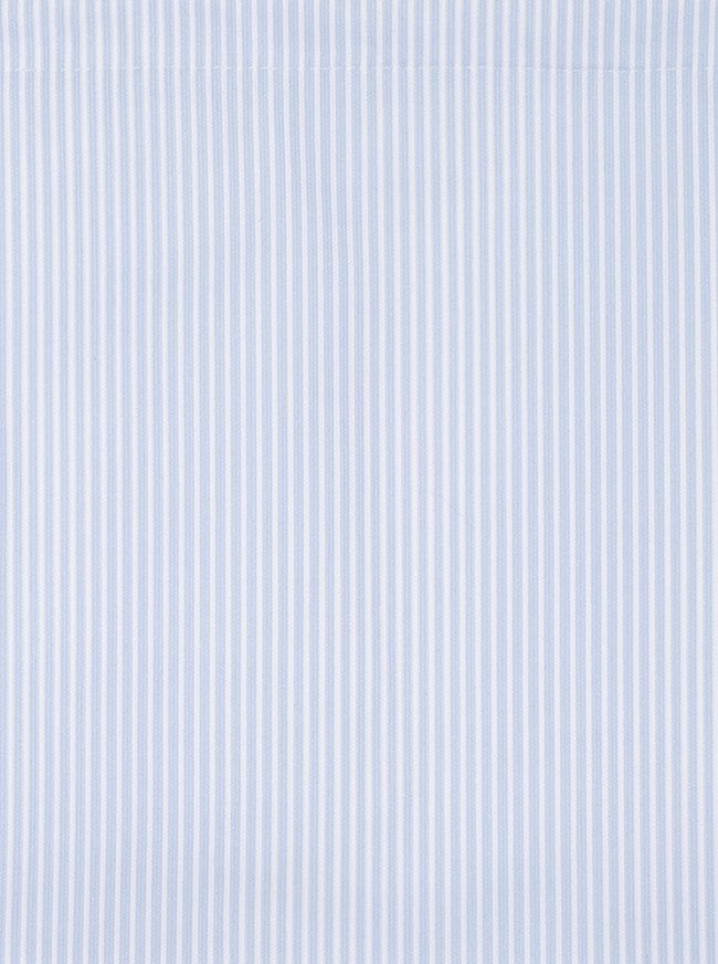 Small Piqué Shopping Bag in Light Blue Stripes