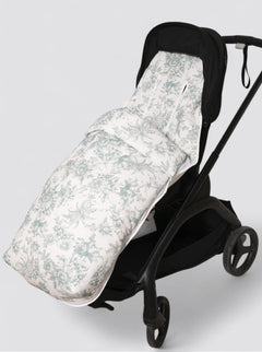 Couverture de poussette Dragonfly Chloé Flower avec chancelière