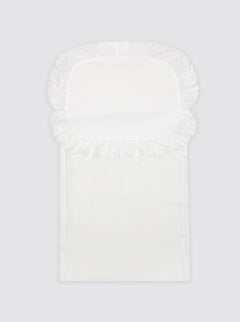 Sac de couchage en coton avec drap blanc