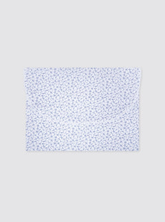 Bolsa de Ropa Grande con Tira Bordada Flor Pitiminí Azul