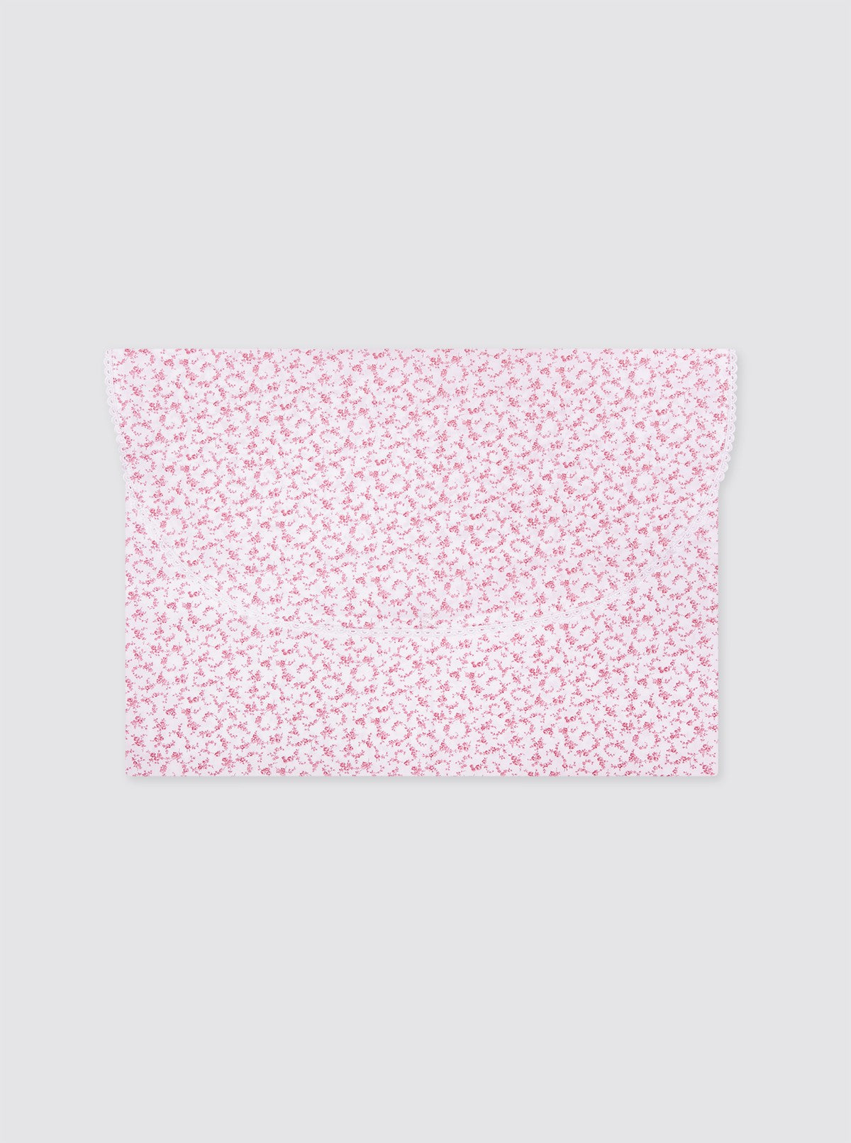 Bolsa de Ropa Grande con Tira Bordada Flor Pitiminí Rosa