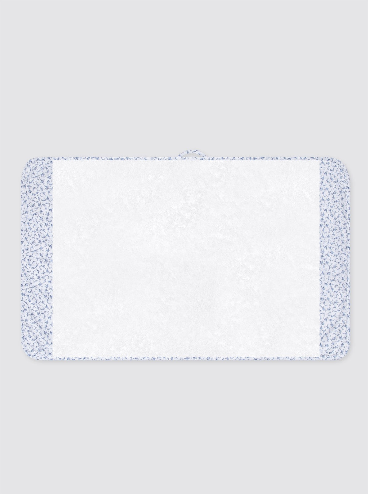 Serviette maxi à fleurs, bleu clair