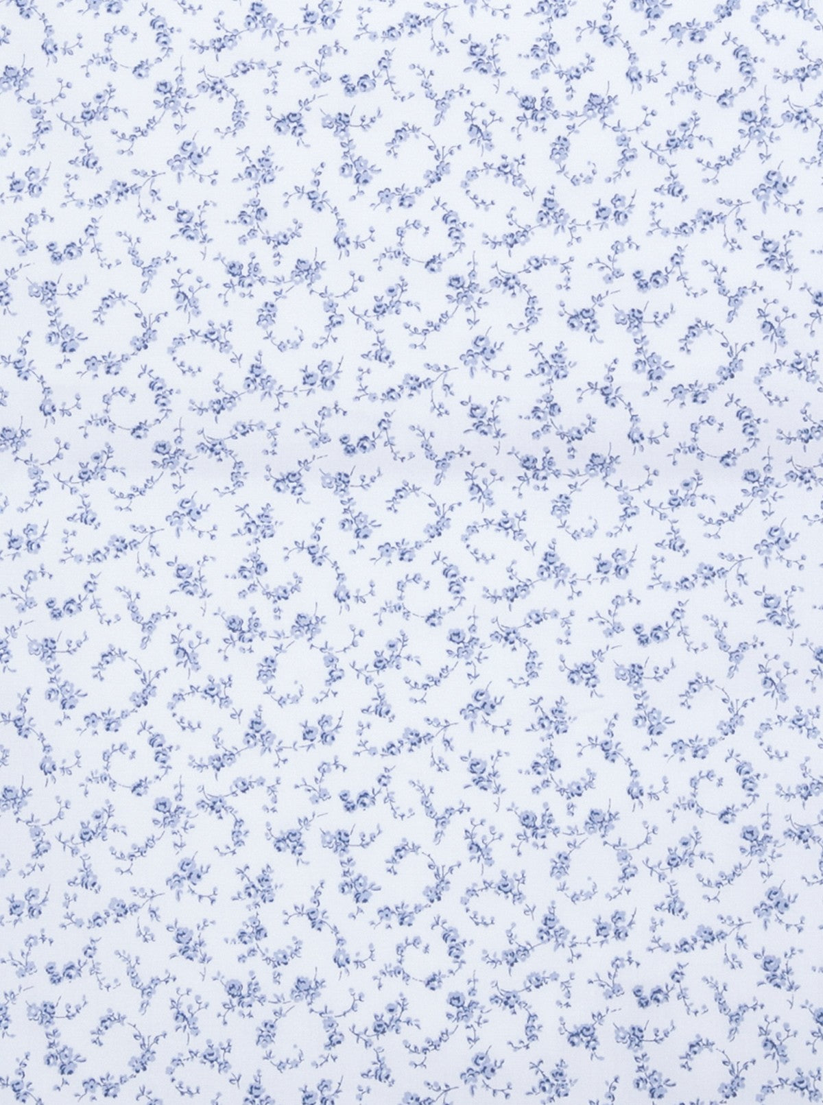 Matelas à langer pour meubles + housse à petites fleurs bleues