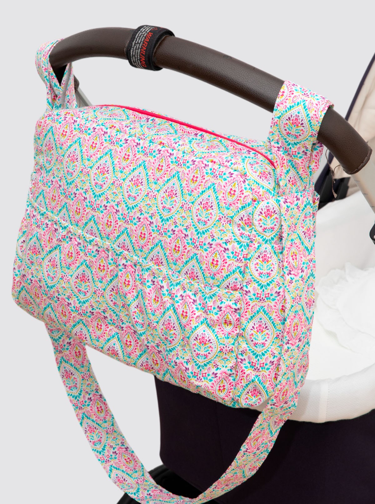 Bolsa de Carro Grande Jaipur Rosa