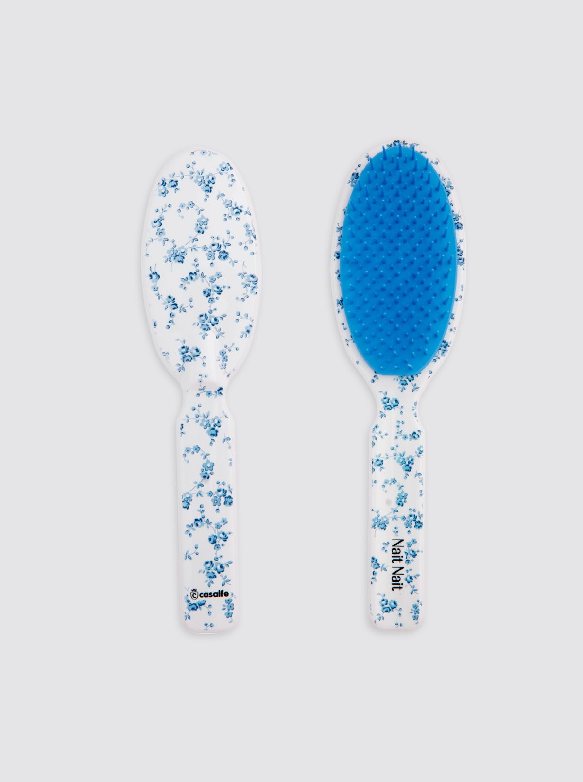 Blue Pitiminí Flower Oval Brush