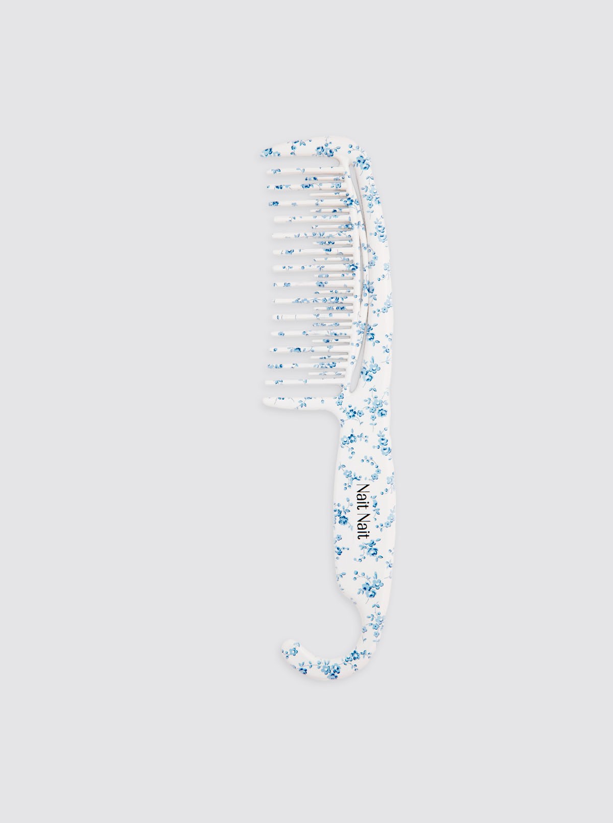 Blue Miniature Flower Shower Comb