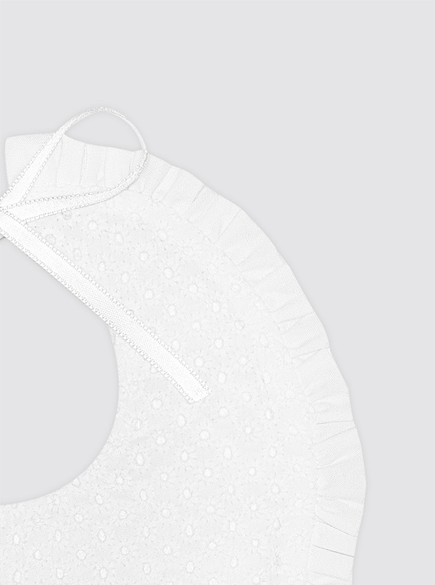 Babero de Baba Recién Nacido Perforado