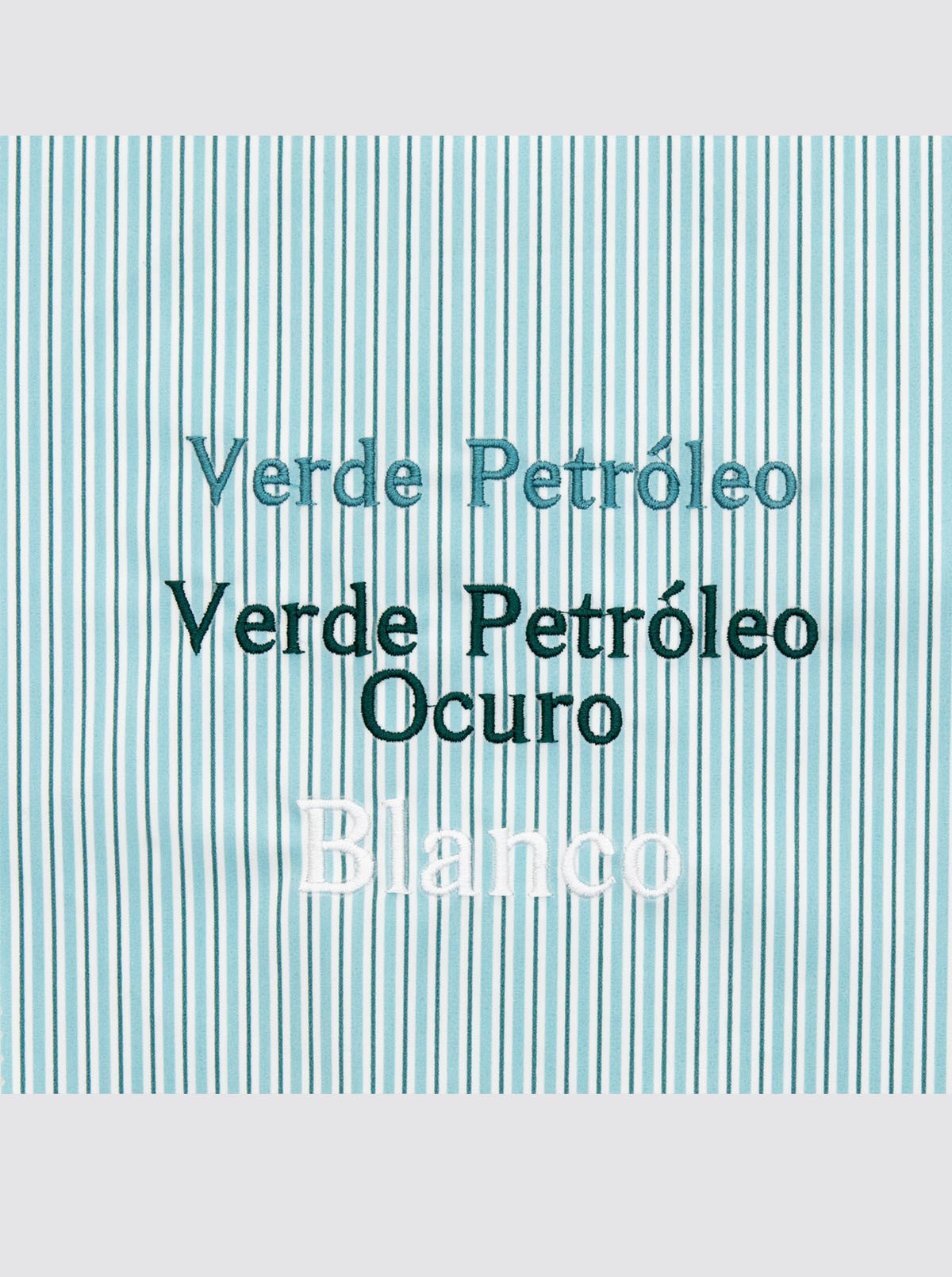 Petit sac à double rayure verte