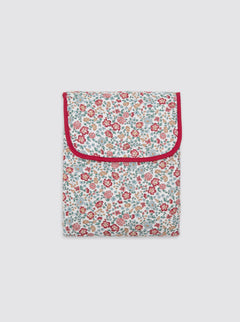 Cambiador con Bolsillos Flores Nina Burdeos