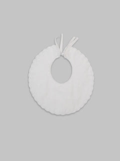 Waterproof Terry Cloth Bib with Polka Dots