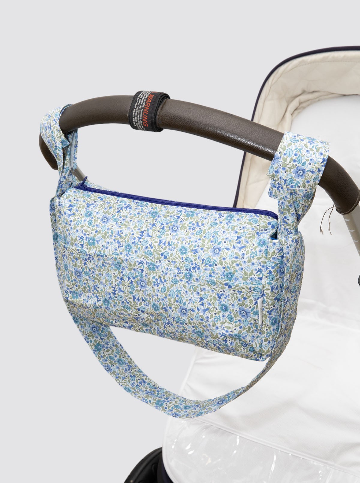 Small Blue Bibi Flower Trolley Bag