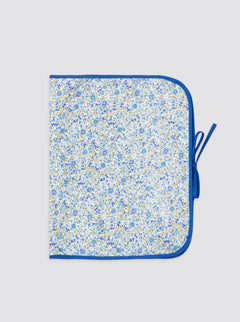 Bibi Blue Flower Clothes Organizer Bag