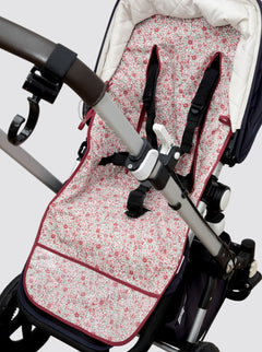 Housse de chaise d'été universelle Bibi à fleurs rouges pour chaise d'été