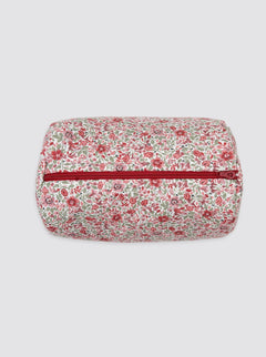 Red Bibi Flower Toiletry Bag