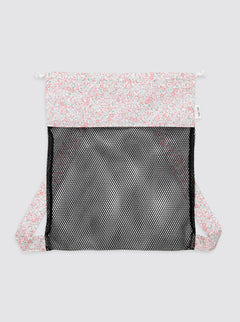 Catalina Pink Floral Mesh Backpack